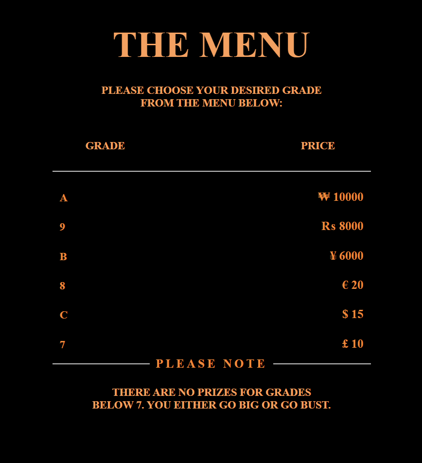 The Menu